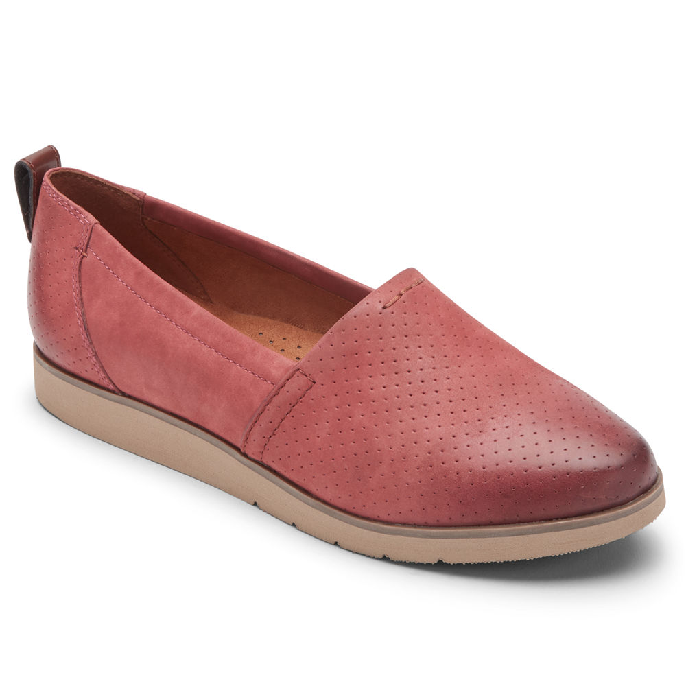 Rockport Womens Cobb Hill Laci - Slip-On Red - HPU469275